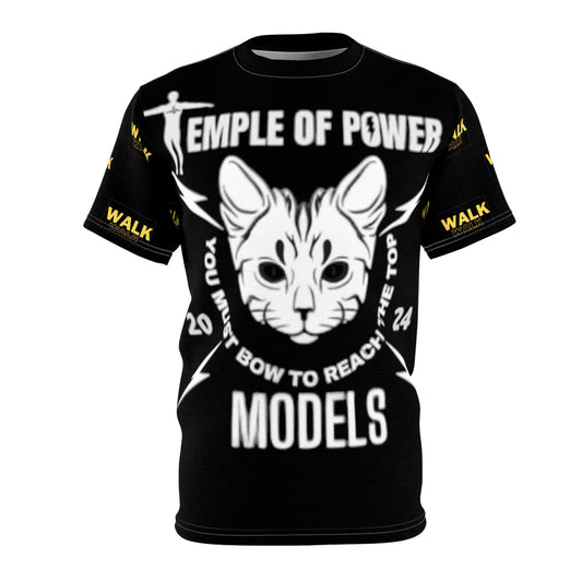 Yellow Walk Unisex Cut & Sew Tee - Temple Of Power