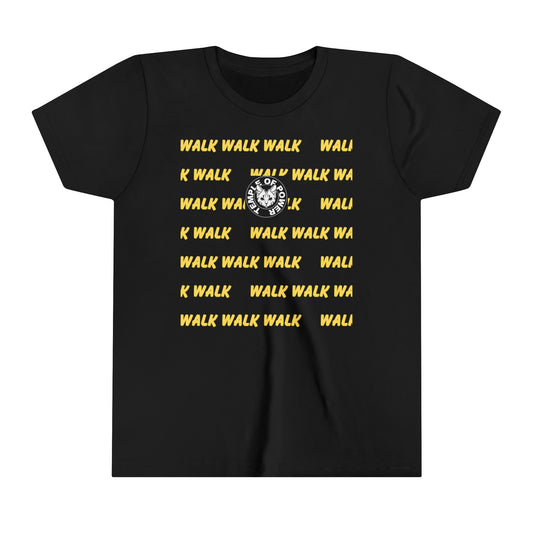 Youth Short Sleeve  Walk Walk Walk Tee - Temple Of Power