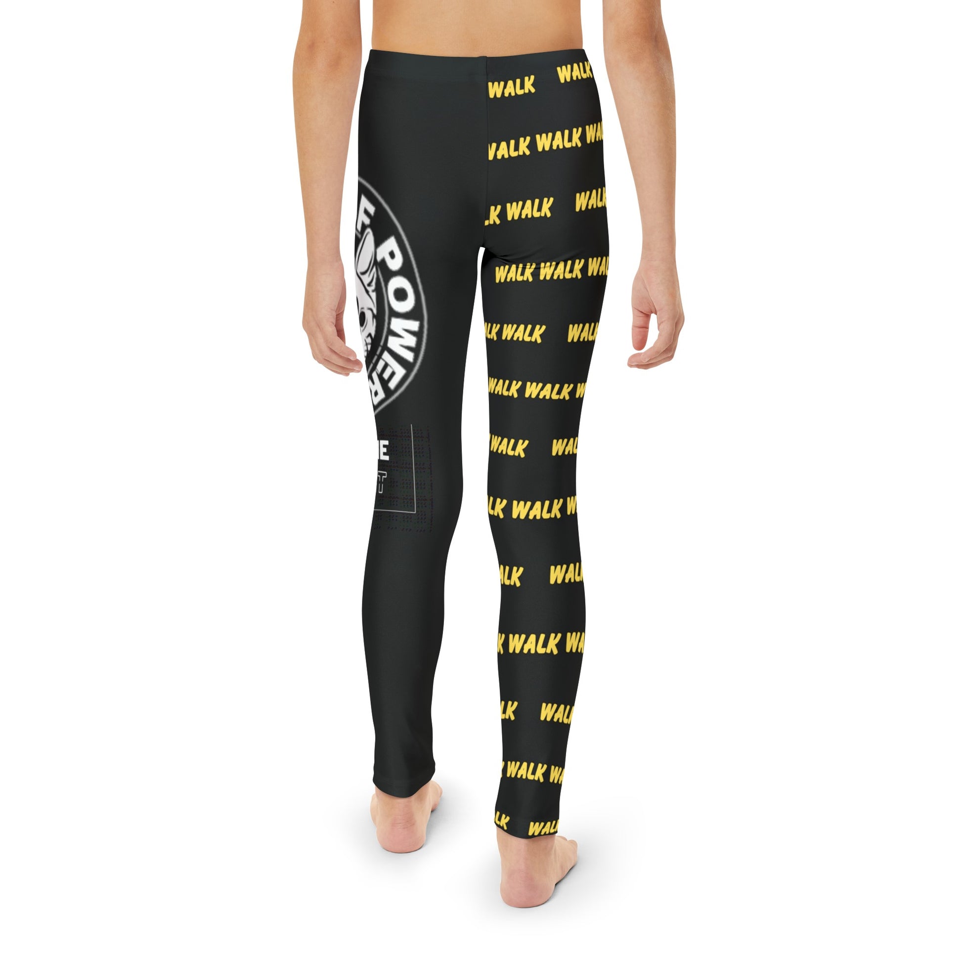 Walk Walk Walk Youth Full-Length Leggings - Temple Of Power