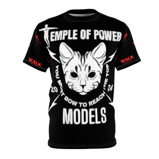 Red Walk Shirt Unisex Cut & Sew Tee - Temple Of Power