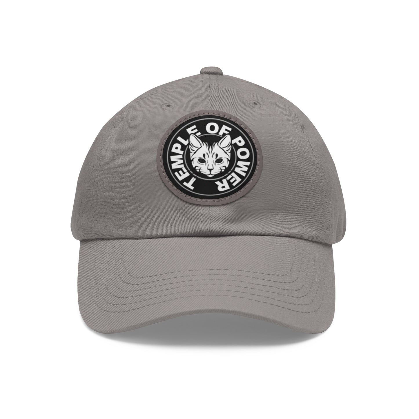 T.O.P Dad Hat with Leather Patch - Temple Of Power