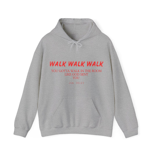 Unisex Walk Walk Walk Hooded Sweatshirt - Temple Of Power