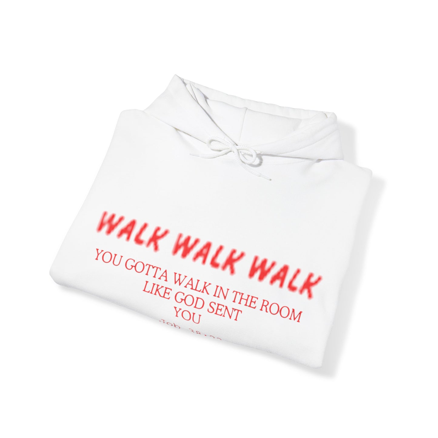 Unisex Walk Walk Walk Hooded Sweatshirt - Temple Of Power