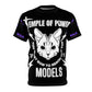 Purple Walk Shirt Unisex Cut & Sew Tee - Temple Of Power